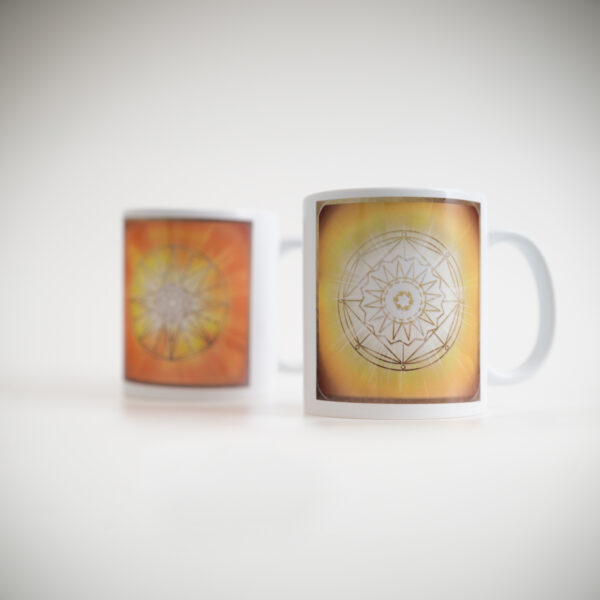 02 – Energie-Tasse Meister Konfuzius; 2. Farbstrahl: goldgelb – Bild 3