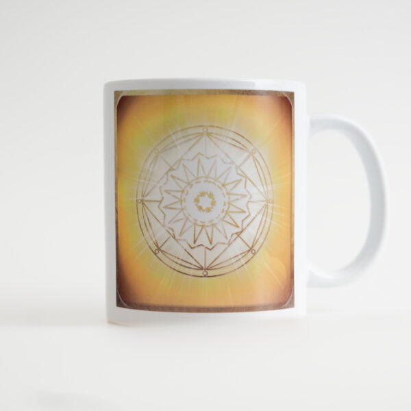 02 – Energie-Tasse Erzengel Jophiel; 2. Farbstrahl: goldgelb