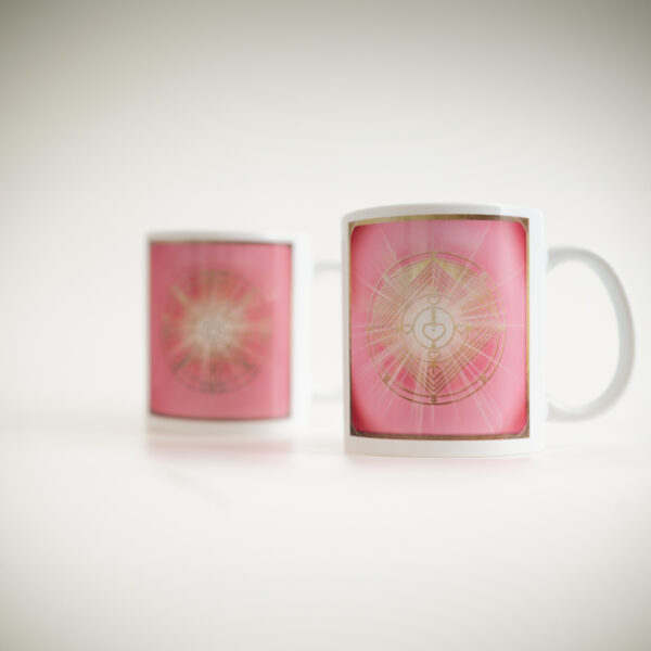 03 – Energie-Tasse Erzengel Chamuel 3. Farbstrahl: rosa – Bild 2