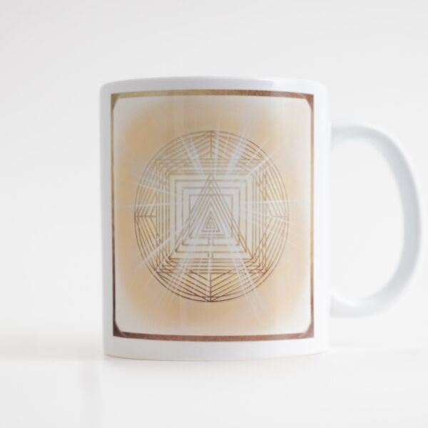 04 – Energie-Tasse Erzengel Gabriel 4. Farbstrahl: kristallin-weiß