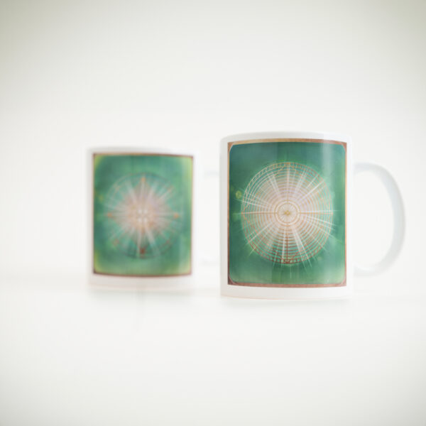 05 – Energie-Tasse Erzengel Raphael 5. Farbstrahl: smaragdgrün – Bild 3
