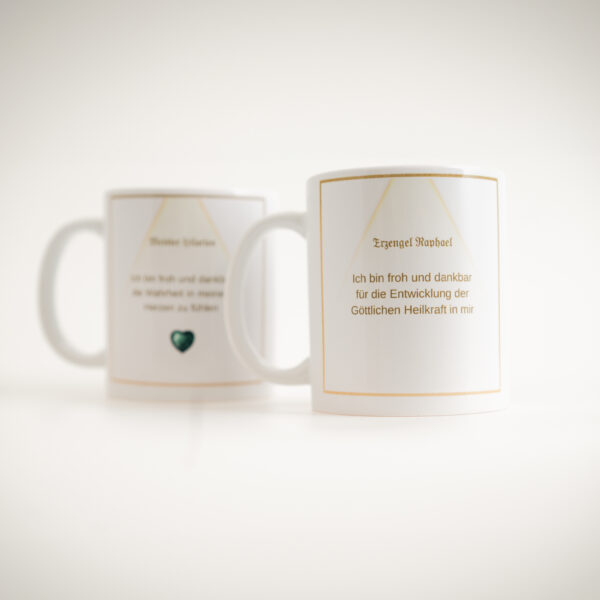 05 – Energie-Tasse Meister Hilarion 5. Farbstrahl: smaragdgrün – Bild 4