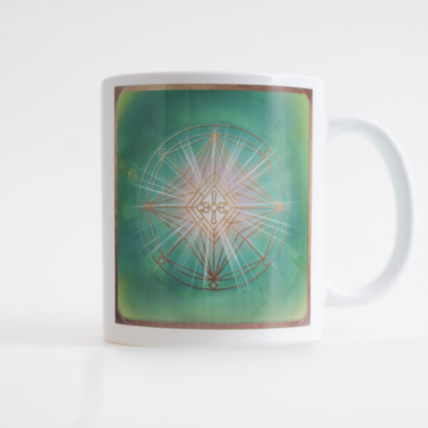 05 – Energie-Tasse Meister Hilarion 5. Farbstrahl: smaragdgrün