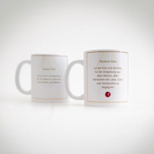 06 – Energie-Tasse Erzengel Uriel; 6. Farbstrahl: rubinrot – Bild 4
