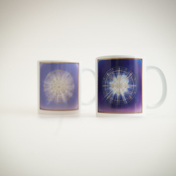 07 – Energie-Tasse Erzengel Zadkiel 7. Farbstrahl: violett – Bild 2
