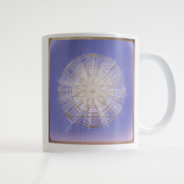 07 – Energie-Tasse Erzengel Zadkiel 7. Farbstrahl: violett