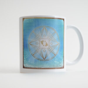 08 – Energie-Tasse Erzengel Aquariel; 8. Farbstrahl: aquamarin