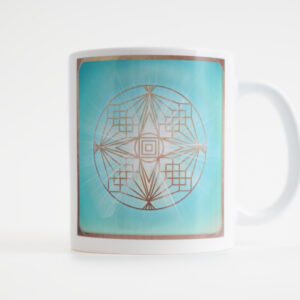 08 – Energie-Tasse Meister Maha Cohan 8. Farbstrahl: aquamarin