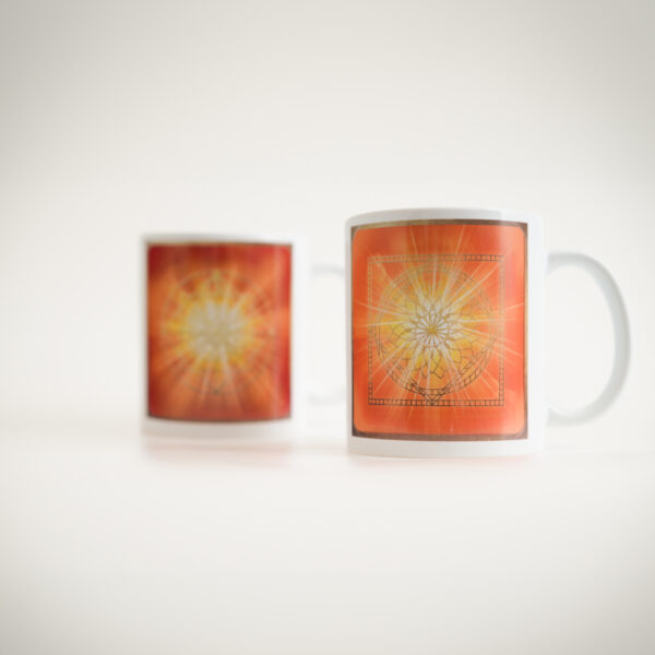 11 – Energie-Tasse Erzengel Perpethiel; 11. Farbstrahl: orange-gold – Bild 2
