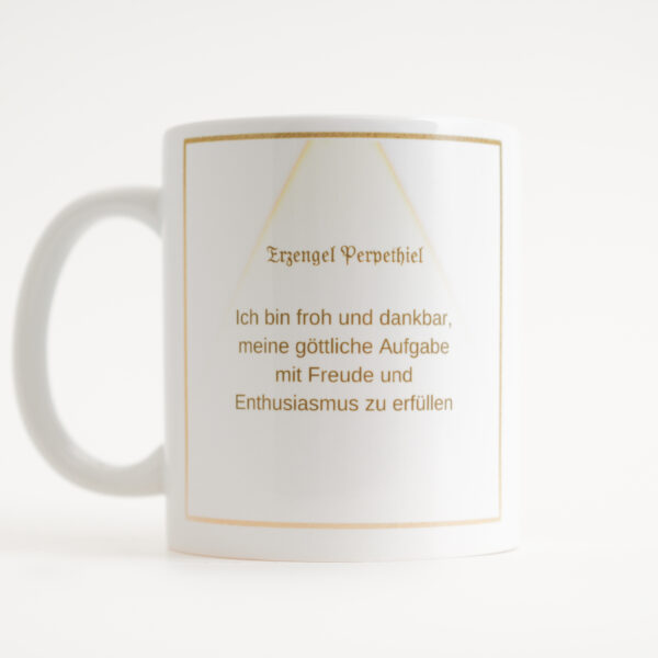 11 – Energie-Tasse Erzengel Perpethiel; 11. Farbstrahl: orange-gold – Bild 3