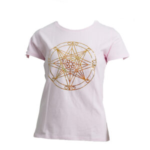 Energie-Shirt mit liegender Acht Meisterin Rowena 3. Farbstrahl: rosa