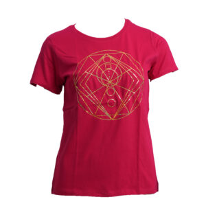 Energie-Shirt mit liegender Acht Erzengel Anthriel 9. Farbstrahl: magenta