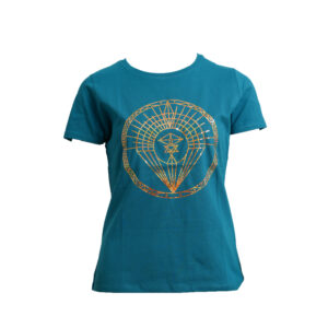 Energie-Shirt mit liegender Acht Meister Sanat Kumara 12. Farbstrahl: opal