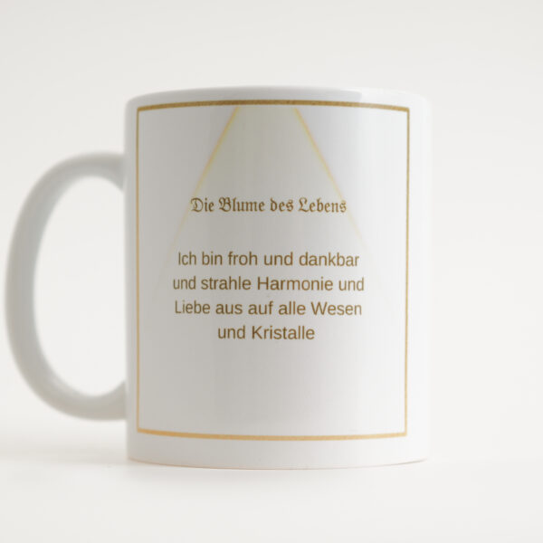 00 – Energie-Tasse Blume des Lebens; lila – Bild 2
