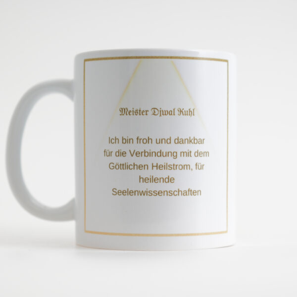02 – Energie-Tasse Meister Djwal Khul, 02. Farbstrahl: goldgelb-grün – Bild 2