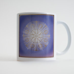 07 – Energie-Tasse Meister Kamakura, 7. Farbstrahl: violett-gold
