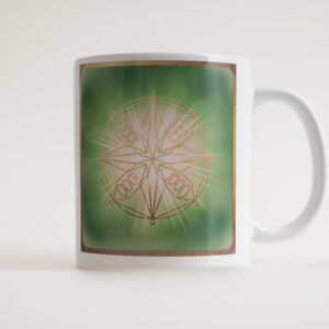 05 – Energie-Tasse Mutter Maria, 5. Farbstrahl: smaragdgrün